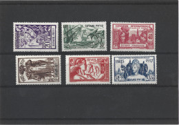 !!! GUYANE FRANÇAISE, N°143/148*, SÉRIE 1937, EXPOSITION INTERNATIONALE DE PARIS + BLOC FEUILLET N°1 - Unused Stamps