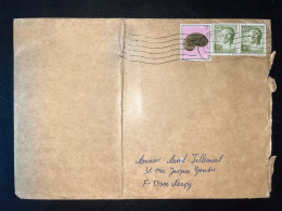 ENVELOPPE LUXEMBOURG POUR NANCY / FOSSILE - Storia Postale