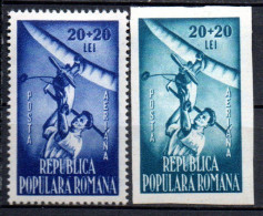 Col33 Roumanie Romania Aerien 1948  N° 51 & 52 Neuf X MH Cote : 50,00€ - Unused Stamps