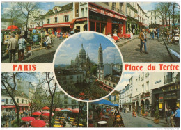 Paris Montmartre Place Du Tertre Et Le Sacre Coeur (LOT PA) - Autres & Non Classés