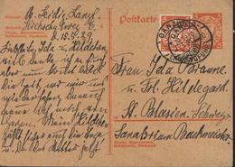 Dantzig Entier Style YT 177 Orange + YT 177 Orange CAD Danzig Langfuhr 15 5 29 - Postal  Stationery