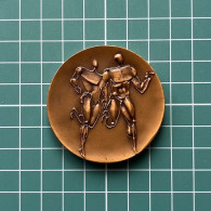 Medal Plaque Plakette PL000284 - Athletics European Championships Budapest Hungary 1966 60g - Leichtathletik