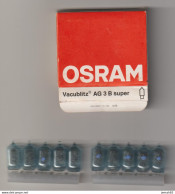 Lot De 4 Boites De 10 Ampoules Flash Osram AG 3B Super - Matériel & Accessoires