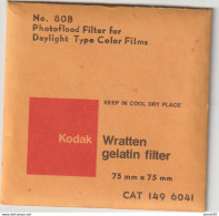 Filtre Kodak Wratten Gelatin 75x75 N°80b - Materiaal & Toebehoren