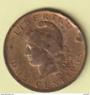 REPUBLIQUE ARGENTINE 1891 DOS CENTAVOS - Argentinië