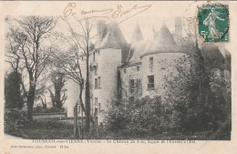 ***  86  ***   VOUNEUIL SUR VIENNE  Le Château Du Fou Façade De L'entrée Timbrée TTB  - Vouneuil Sur Vienne