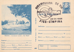 DINAMO TOURNAMENT, SHOOTING, SPORTS, SPECIAL POSTMARK ON HOTEL POSTCARD STATIONERY, 1988, ROMANIA - Tir (Armes)