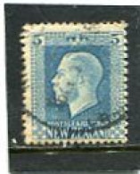 NEW ZEALAND - 1915  5d  KGV  BLUE   FINE USED  SG 424 - Used Stamps