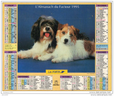 CALENDRIER L ALMANACH DU FACTEUR 1995 - Groot Formaat: 1991-00