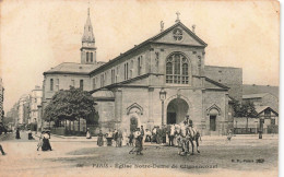 FRANCE - PARIS - Eglise Notre Dame De Clignancourt - Oblitérée à AUXI LE CHATEAU - Carte Postale Ancienne - Kirchen