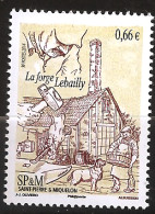 Saint Pierre Et Miquelon 2014 N° 1108 ** Métier, Travail, Forge, Lebailly, Outils, Forgeron, Chien, Terre-Neuve, Enclume - Ungebraucht