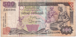 BILLETE DE SRY LANKA DE 500 RUPIAS DEL AÑO 1995   (BANKNOTE) CEILAN - Sri Lanka