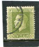 NEW ZEALAND - 1915  9d  KGV  OLIVE  FINE USED  SG 429 - Gebruikt