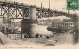 FRANCE - BRETAGNE - BREST - Le Pont National - LL - Carte Postale Ancienne - Bretagne