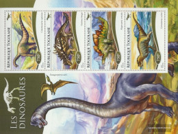 Togo 6529-6532 Sheetlet (complete. Issue) Unmounted Mint / Never Hinged 2015 Dinosaurs - Togo (1960-...)