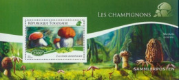 Togo Miniature Sheet 1096 (complete. Issue) Unmounted Mint / Never Hinged 2014 Mushrooms - Togo (1960-...)