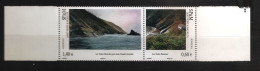 Saint Pierre Et Miquelon 2014 N° 1109 / 10 ** Vision D'artiste, Art, Les Voiles Blanches, Maison, Falaises Plage Paysage - Unused Stamps