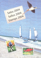 BRAZIL 2004  FULL YEAR COLLECTION  - 37 COMMEMORATIVES STAMPS + 5 REGULAR + 2 MINI SHEETS   -  MINT - Komplette Jahrgänge