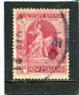 NEW ZEALAND - 1920  1d  VICTORY  FINE USED  SG 454 - Used Stamps