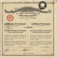 - Titulo De 1932 - Banco Hipotecario De Crédito Territorial Mexicano S.A  - - Banque & Assurance