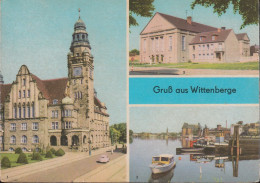 D-19322 Wittenberge - Rathaus - Kulturhaus - Hafen - Lastkahn - Nice Stamp - Wittenberge