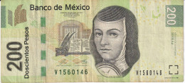 BILLETE DE MEXICO DE 200 PESOS DEL AÑO 2011 (BANKNOTE) - Mexique