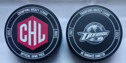 Ice Hockey - Official Game Puck IIHF Champions League 2021-22 HC Donbass Ukraine - Altri & Non Classificati