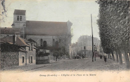 Orsay          91            Eglise Et Place De La Mairie              (voir Scan) - Orsay