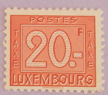 LUXEMBOURG  TAXE YT 36 NEUF**MNH  ANNÉE 1946 - Taxes