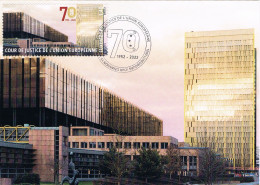 Luxembourg - 70e Anniversaire De La Cour De Justice De L'Union Européenne CM 2265 (année 2022) - Cartoline Maximum