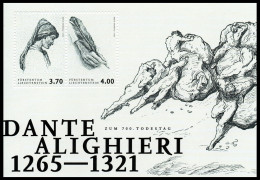 Liechtenstein 2021 Correo 1964HB **/MNH 700º Aniv. Muerte De Dante Alighieri 12 - Nuevos