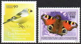 Liechtenstein 2022 Correo Z2201 **/MNH Pajaro Y Mariposa. Con Nueva Hablitacion - Nuevos