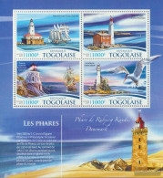 Togo 6784-6787 Sheetlet (complete. Issue) Unmounted Mint / Never Hinged 2015 Lighthouses - Togo (1960-...)
