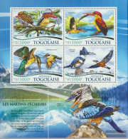 Togo 6764-6767 Sheetlet (complete. Issue) Unmounted Mint / Never Hinged 2015 Kingfisher - Togo (1960-...)