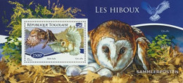 Togo Miniature Sheet 1125 (complete. Issue) Unmounted Mint / Never Hinged 2015 Owls - Togo (1960-...)