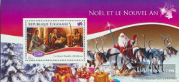 Togo Miniature Sheet 1118 (complete. Issue) Unmounted Mint / Never Hinged 2014 Christmas - Togo (1960-...)