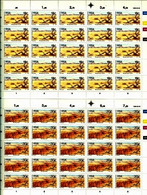RSA, 1989, MNH, 25 Stamp(s) On Full Sheet(s), Irrigation, Michell Nr(s).  771-774, Scannr. F2532 - Neufs