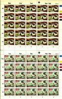 RSA, 1986, MNH, 25 Stamp(s) On Full Sheet(s), Giving Blood, Michell Nr(s).  682-685, Scannr. F2516 - Ongebruikt