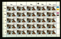 RSA, 1984, MNH, 25 Stamp(s) On Full Sheet(s), Minerals, Michell Nr(s).  647-650, Scannr. F2507 - Neufs