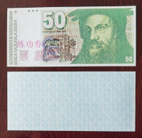 China BOC (bank Of China) Training/test Banknote,Switzerland Schweiz A Series 50 SFR Note Specimen Overprint - Schweiz