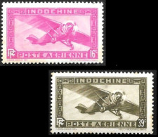 INDOCHINE  1941 - PA  17 Et 18 - NEUFS - Poste Aérienne