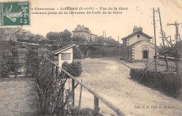 Palaiseau           91       Lozère.    IVue De La Gare Prise De La Terrasse Du Café  -  2  - Décollée       (voir Scan) - Palaiseau