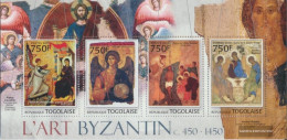 Togo 4686-4689 Sheetlet (complete. Issue) Unmounted Mint / Never Hinged 2013 Byzantinische Art - Togo (1960-...)