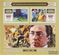 Togo Miniature Sheet 1261 (complete. Issue) Unmounted Mint / Never Hinged 2016 Wassily Kandinsky - Togo (1960-...)