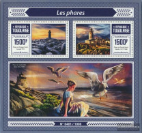 Togo Miniature Sheet 1240 (complete. Issue) Unmounted Mint / Never Hinged 2015 Lighthouses - Togo (1960-...)