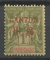 CANTON N° 15 NEUF*   TRACE DE CHARNIERE   / Hinge  / MH - Ungebraucht