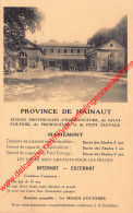 Ecoles Provinciales D'Horticulture De Sylviculture De Pisciculture - Mariemont - Morlanwelz