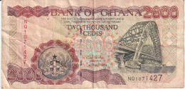 BILLETE DE GHANA DE 2000 CEDIS DEL AÑO 2003 (BANKNOTE) - Ghana