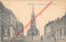 L'Eglise Et La Rue De L'église - Bracquegnies - La Louvière