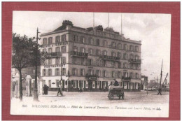 CPA BOULOGNE Sur MER 62 - No. 365 LL LOUIS LEVY Hotel De Louvre Et Terminus ATTELAGE - Boulogne Sur Mer